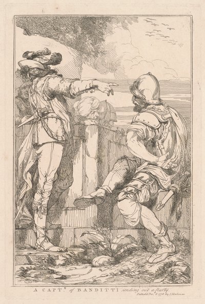 Bir Banditti Kaptanı by John Hamilton Mortimer