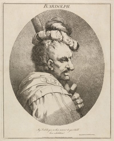 Bardolph, "Henry IV", Kısım II, Perde II, Sahne IX by John Hamilton Mortimer