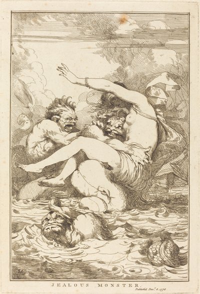 kıskanç canavar by John Hamilton Mortimer