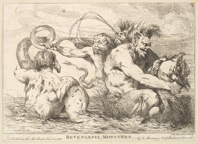 İntikamcı Canavarlar, 25 Ocak 1780. by John Hamilton Mortimer