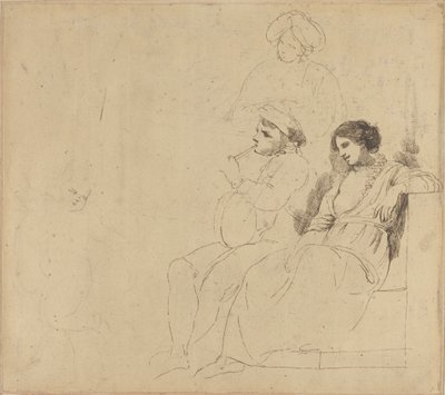 "Rustik Dansçılar" Çalışması by John Hamilton Mortimer
