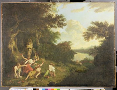 The Death of Orpheus, c.1770  by John Hamilton Mortimer