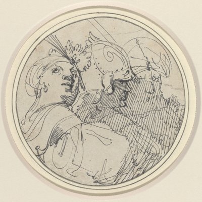 Üç oryantal kafa by John Hamilton Mortimer