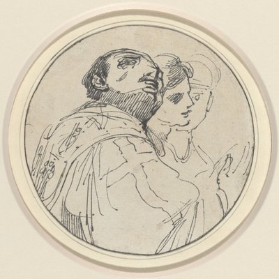 Üç oryantal kafa by John Hamilton Mortimer