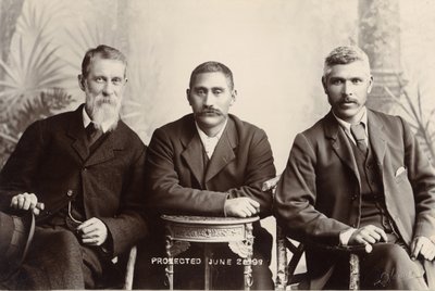 William Avustralya Graham, Kral Mahuta Tawhaio ve Tahuna Heirangi, Haziran 1898 (gümüş jelatin baskı) by John Hanna