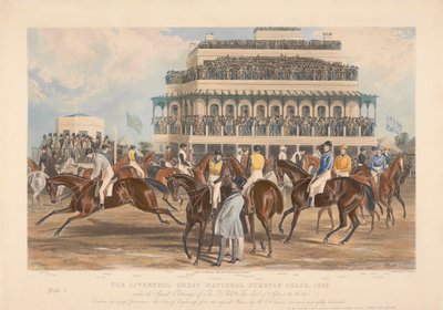 Dörtlü setten biri: Liverpool Great National Steeple-Chase by John Harris