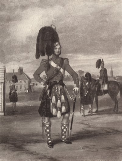 93. Sutherland Highlanders İnceleme Düzeni, c1820-1870, 1909 by John Harris Junior