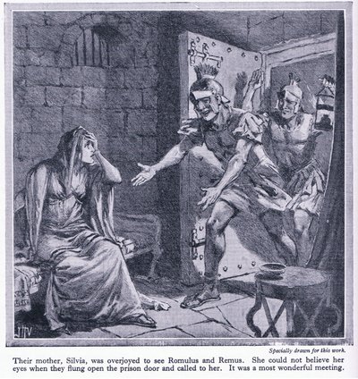Anneleri Silvia, Romulus ve Remus