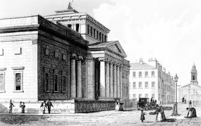 Kraliyet Enstitüsü, Manchester, Richard Winkles tarafından kazınmış, c.1836 by John Harwood