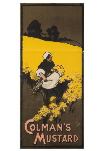 "Colmans hardalı" / J. Hassall / Plakat, 1898 by John Hassall