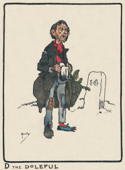 D the Doleful / J. Hassall / Zeichnung, 1903 by John Hassall