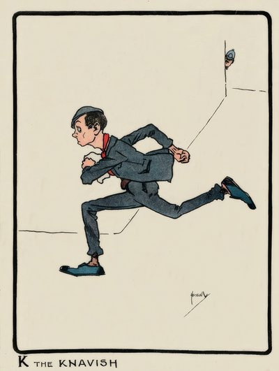 Knavish / J. Hassall / çizim, 1903 by John Hassall
