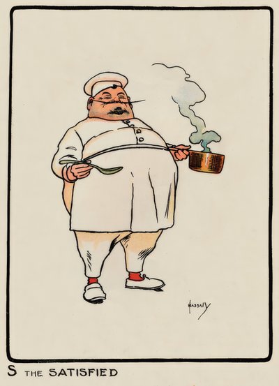 S Memnun / J. Hassall / Zeichnung, 1903 by John Hassall