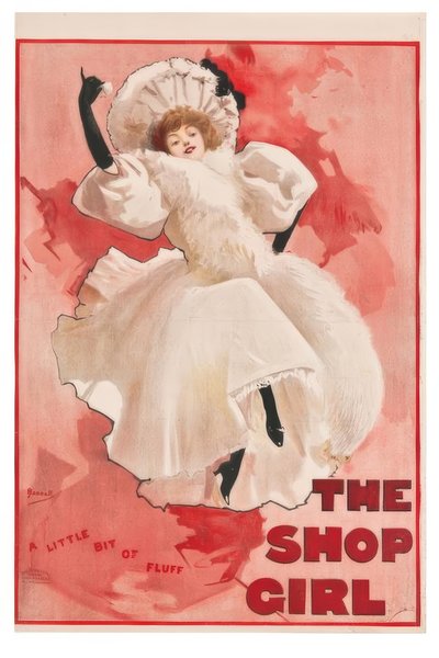 "Dükkan Kızı" / J. Hassall / Plakat, 1894 by John Hassall
