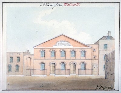 Beresford Şapeli, Beresford Caddesi, Southwark, Londra, 1824 by John Hassell