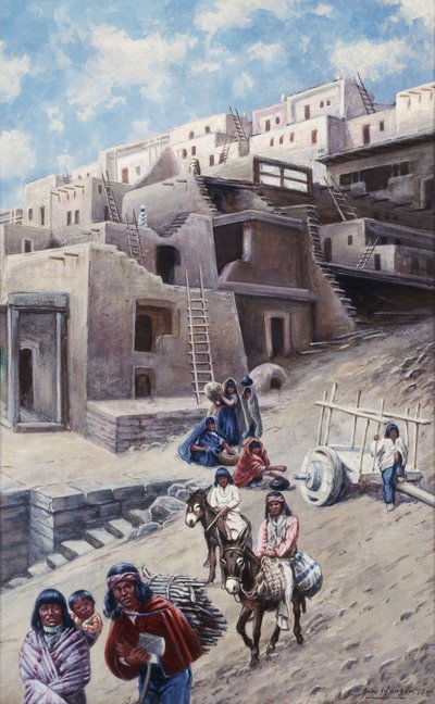 Pueblo Köyü, 1900 by John Hauser