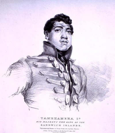 Tamehameha 2: Majesteleri Sandviç Adaları Kralı (lito) by John Hayter