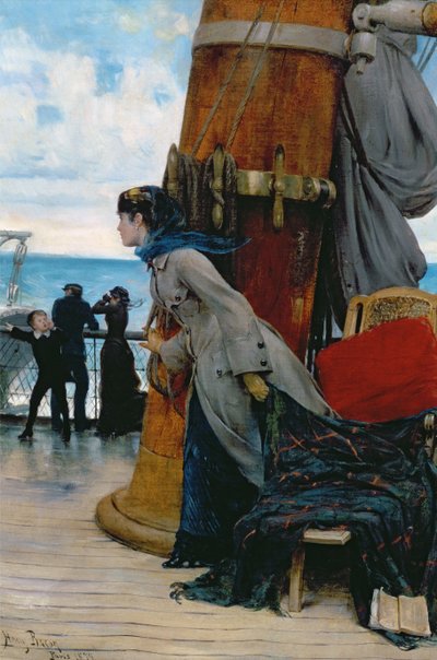Atlantik Ötesi Yolculuk, 1879 by John Henry Frederick Bacon