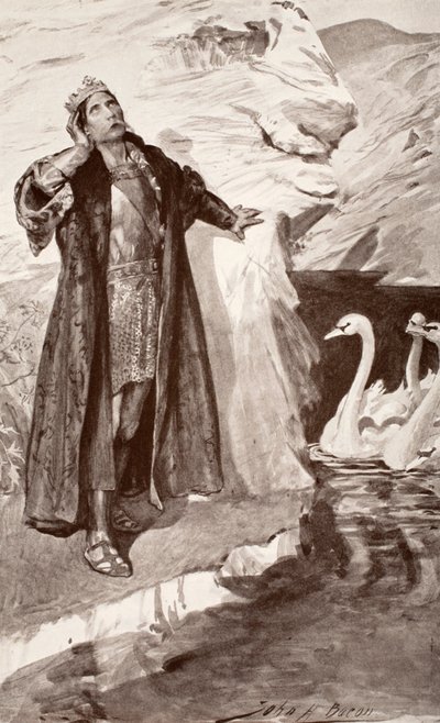 Ler ve Kuğular, Charles Squire tarafından 