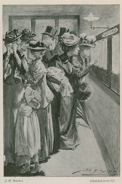 The casualty list at the War Office  by John Henry Frederick Bacon