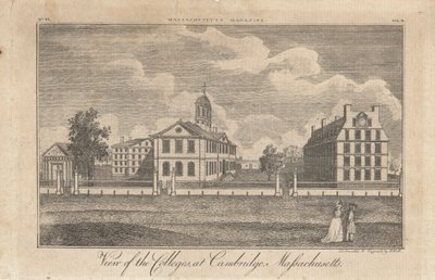 Cambridge'deki Kolejlerin Görünümü, Massachusettes by John Henry Hill