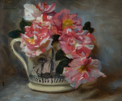 Gemi Kupasında Çizgili Güller by John Henry Lorimer