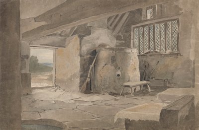 Bir Kır Evi İç Çalışması by John Henry Mole
