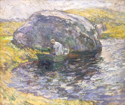 Bir Yaz Günü (tuval üzerine yağlıboya) by John Henry Twachtman
