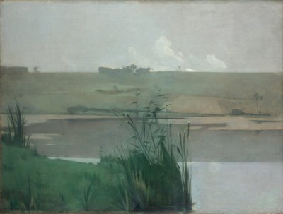 Arques-la-Bataille, 1885. by John Henry Twachtman