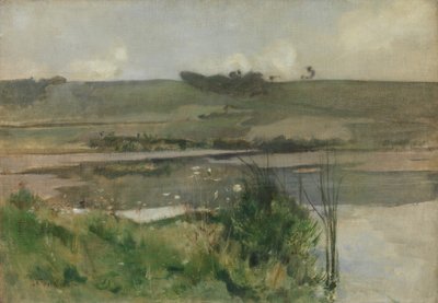 Arques-la-Bataille, yak. 1884. by John Henry Twachtman