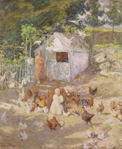 Ahır, c.1890-1900 by John Henry Twachtman