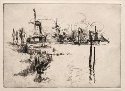 Dordrecht. by John Henry Twachtman
