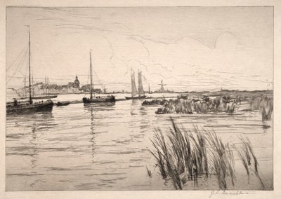 Hollanda Leydileri by John Henry Twachtman