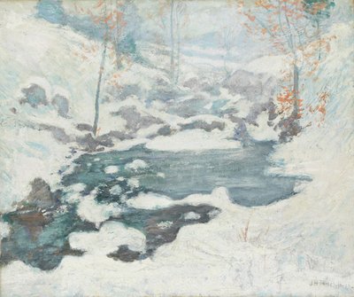 Buzlu, yaklaşık 1889 by John Henry Twachtman