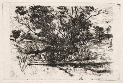 Cincinnati, Ohio yakınlarında. by John Henry Twachtman
