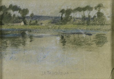 Nehrin Karşısındaki Ağaçlar by John Henry Twachtman