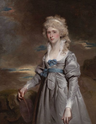 Charlotte Walsingham, Lady Fitzgerald John Hoppner tarafından by John Hoppner