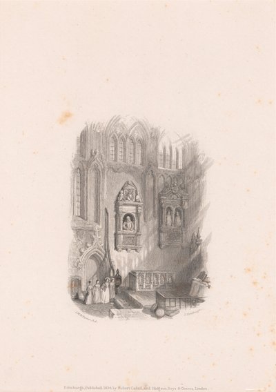 Avon'daki Stratford Kilisesi'ndeki Shakespeare Anıtı by John Horsburgh