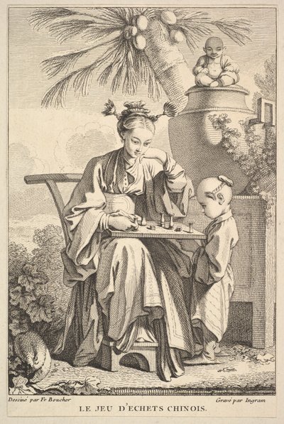 Çin Satrancı Oyunu, 1741-63. by John Ingram