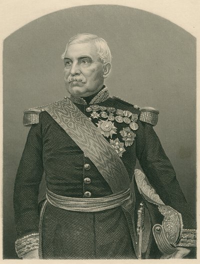 Samimi Jean Jacques Pelissier (1794-1864) Malakoff Dükü by John Jabez Edwin Paisley Mayall