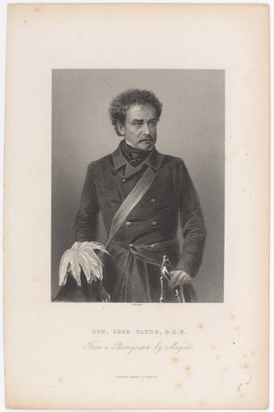 ?Gen. Lord Clyde, G.C.B.?, 1856 dolaylarında by John Jabez Edwin Paisley Mayall