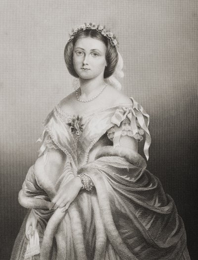 H.R.H. Prenses Victoria Adelaide Maria Louisa (1840-1901) İngiltere Prensesi Kraliyet, D.J. Lo