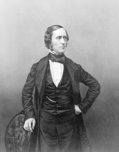 Profesör William Sterndale Bennett, D.J Pound tarafından kazınmış 
