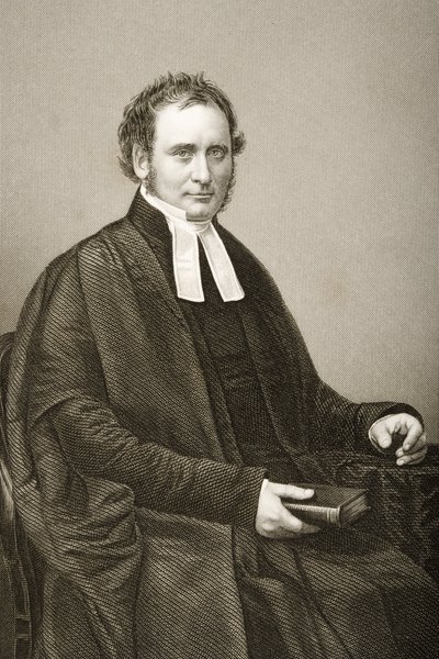 Robert Bickersteth (1816-84) engraved by D.J. Pound from a photograph, from 