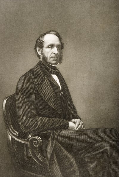 Robert Grosvenor (1801-93) engraved by D.J. Pound from a photograph, from 