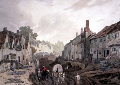 Sokak Sahnesi, Erith, Kent by John James Chalon