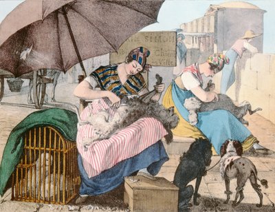Köpek Bakıcıları, 1820 by John James Chalon