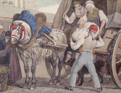 Çamaşır Arabası, 1822 by John James Chalon