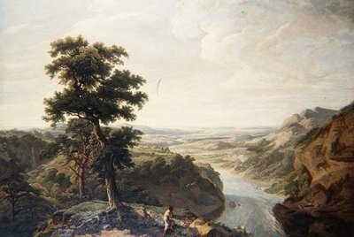 Severn Nehri, denize doğru bakıyor by John James Chalon