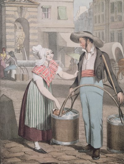 Su Taşıyıcı, 1821 by John James Chalon